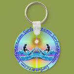 Surf Disco Keychain