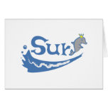 Surf Dolphin Card