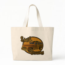 surf dreams woodie wagon brown bag