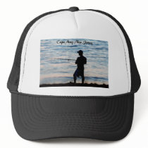 Surf Fishing In Cape May At Dusk 6 Hat
