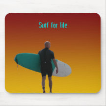 Surf for life Mousepad