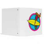 Surf Girl 3 Ring Binder