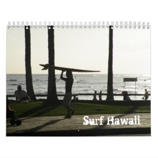 Surf Hawaii Calendar calendar