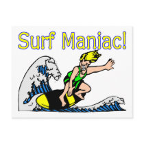 Surf Maniac postcards