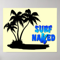 Surf Naked Poster