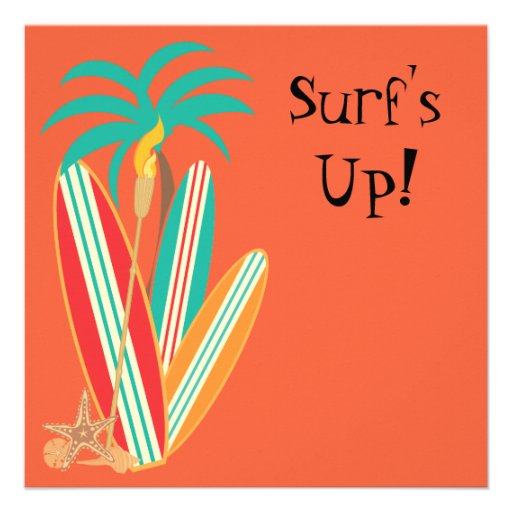 Surf Party Invitation