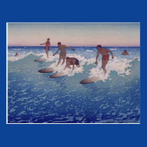 'Surf-Riders, Honolulu' - Postcard postcards