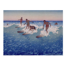 'Surf-Riders, Honolulu' - Postcard