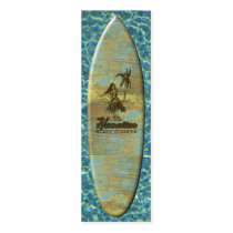   Surf Shack Surfboard Bookmark Business Card
