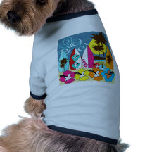 Surf Shop Surfing Ocean Beach Surfboards Palm Tree Dog Clothes