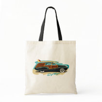 Surf Wagon Woody Tote Bag