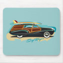 Surf Wagon Woody mousepads by tshirtsatfirstsite Surf Wagon Woody mousepads