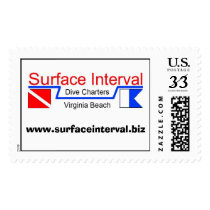 Surface Interval postcard stamp by tracylizcarroll Surface Interval postcard stamp