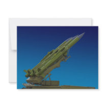 surface to air, anti aircraft missile custom invitations