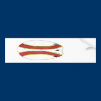 Surfboard Bumper Sticker bumper stickers