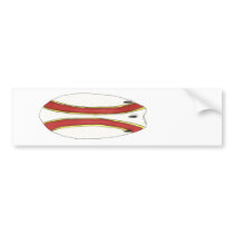 Surfboard Bumper Sticker bumper stickers by ginyhogan Surfboard Bumper Sticker bumper stickers