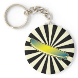 surfboard button keychain