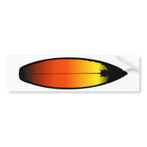 Surfboard Landscape bumper stickers