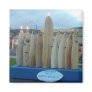 Surfboard Menorah Refrigerator Magnets