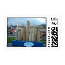 Surfboard Menorah postage