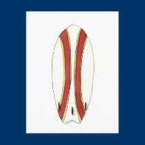 Surfboard Postcard