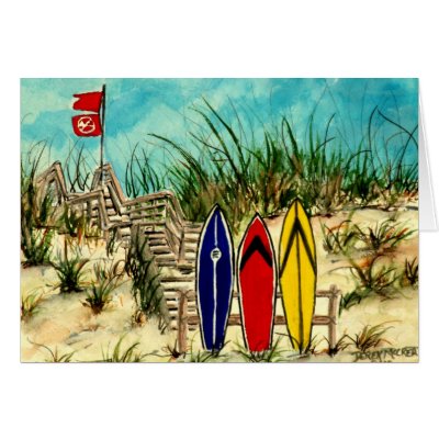 Drawings On Surfboards