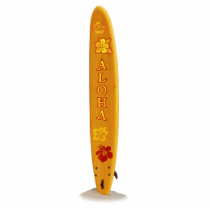 Surfboard with Aloha Photo Cutouts