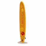 Surfboard with Aloha Photo Cutouts