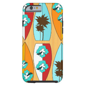 Surfboards Beach Bum Summer iPhone 6 Case
