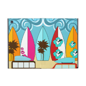 Surfboards Beach Bum Surfing Hippie Vans Covers For iPad Mini