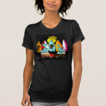 Surfboards Beach Bum Surfing Hippie Vans Tshirt