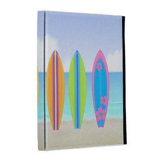 Surfboards Beach Caseable iPad Folio iPad Folio Case