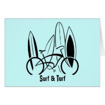 Surfboards & Bike cards by techatfirstsite_II Surfboards & Bike cards