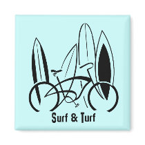Surfboards & Bike magnets