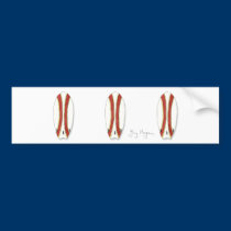 Surfboards Bumper Sticker bumper stickers