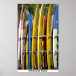 Surfboards Waikiki Posters