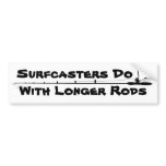 Surfcasting Bumper Sticker