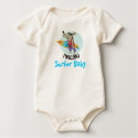 surfer baby t-shirts