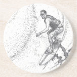 surfer beverage coaster