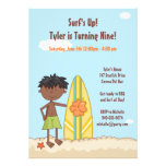 Surfer Birthday Party Invitation