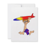 Surfer Boy Custom Invite