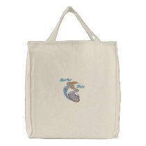 Surfer Chic Embroidered embroidered bags by silly_strings Surfer Chic Embroidered embroidered bags