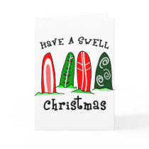 Surfer Christmas cards