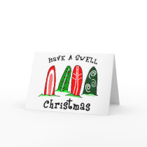 Surfer Christmas cards