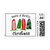 Surfer Christmas Stamps