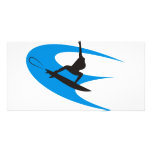 Surfer Design Customized Photo Card