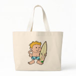 Surfer dude tote bag