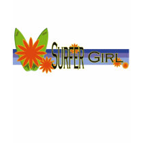 Surfer Girl 2 t-shirts