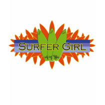Surfer Girl 4 t-shirts