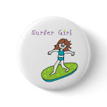 Surfer Girl Pins